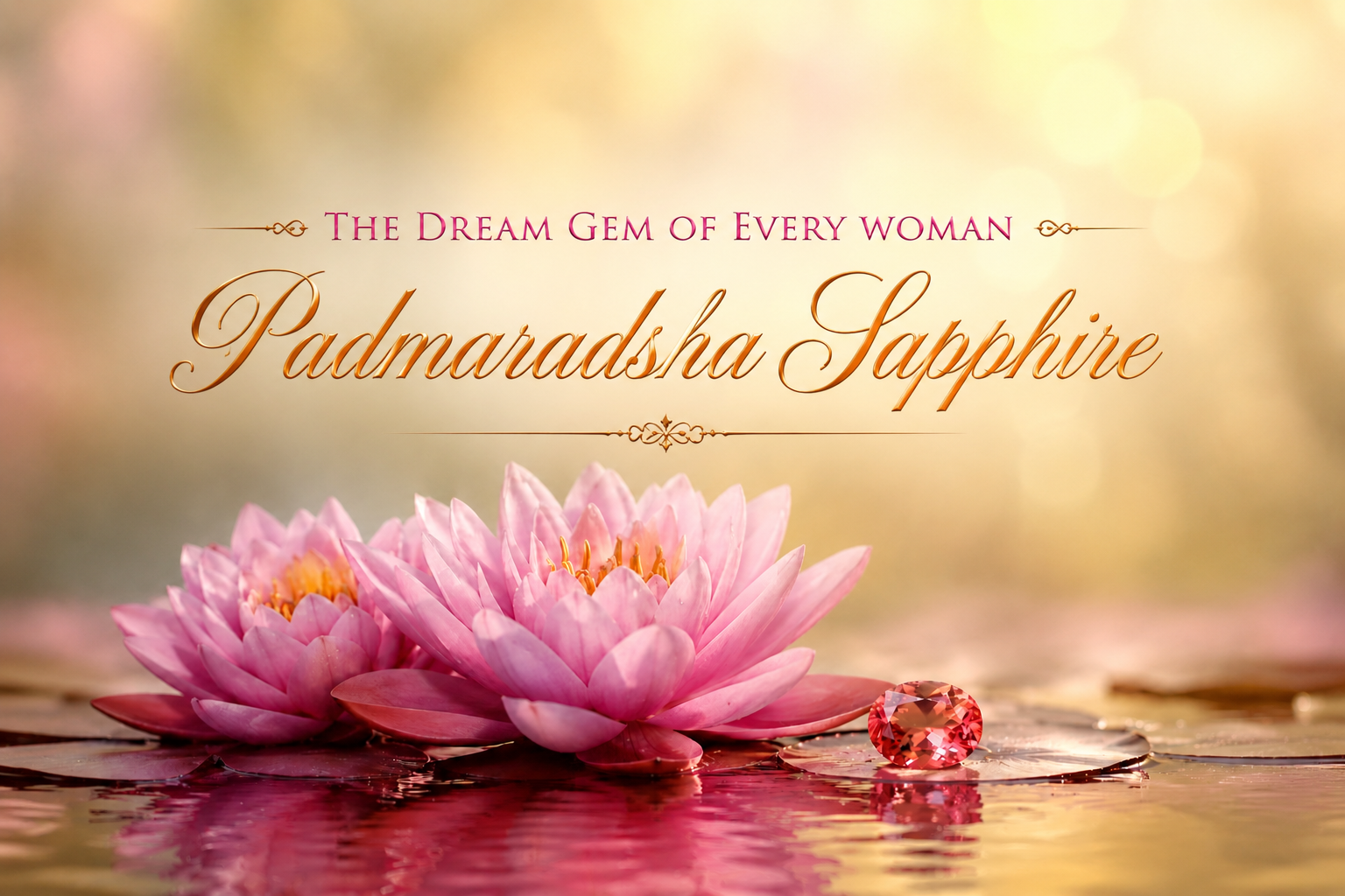 Padmaradsha Sapphire Buy Online