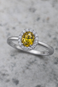Yellow Gemstone Ring for Women